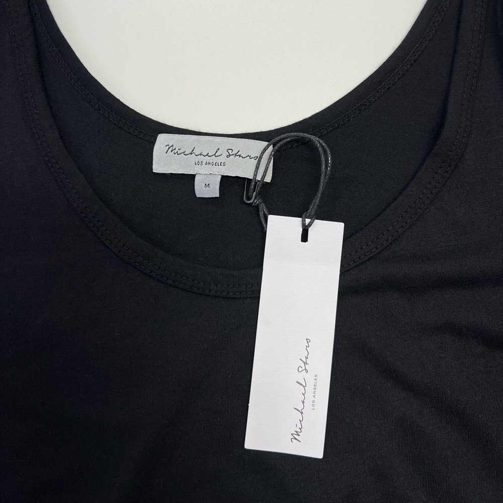 Michael Stars Theo Tank Jumpsuit in Black Size Medium New With Tags - Picture 7 of 12